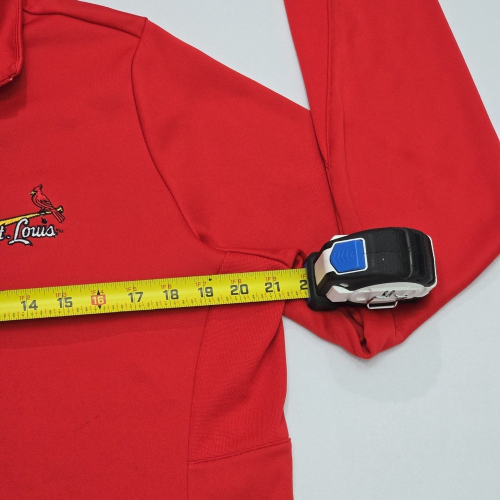 Nike Golf St Louis Cardinals Red Therma-FIT Quarter Zip Pullover Mens XL - Picture 9 of 16